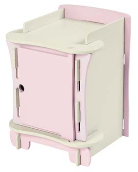 Furniture123 Kids Klub Pink Bedside Cabinet - FREE NEXT DAY