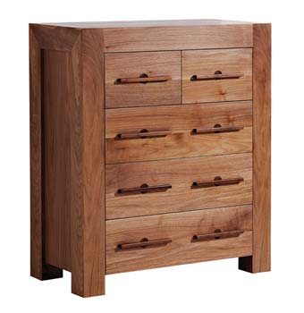Furniture123 La Habana Walnut 2   3 Drawer Chest - FREE NEXT