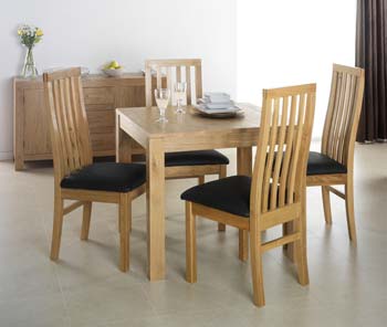 Furniture123 Laguna Oak Square Dining Table