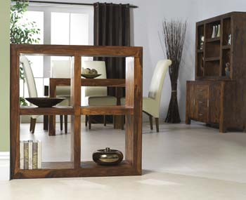 Furniture123 Laguna Sheesham 4 Seater 7 Piece Dining Room Set