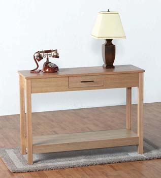 Furniture123 Laila Oak Console Table - FREE NEXT DAY DELIVERY
