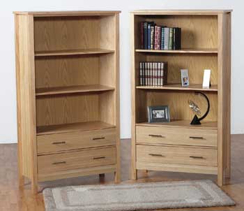Furniture123 Laila Oak High Bookcase