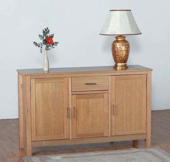 Furniture123 Laila Oak Sideboard - FREE NEXT DAY DELIVERY