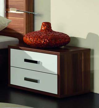 Lanos Bedside Chest in White