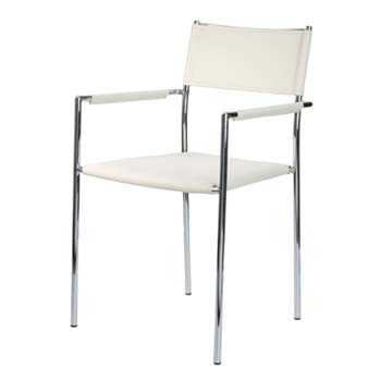 Larino Dining Chair in White (set of four)
