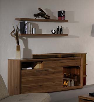 Furniture123 Lasca 3 Door 1 Drawer Sideboard with Shelf