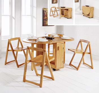Furniture123 Lawrence Butterfly Dining Set