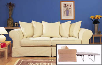 Le Mans Loose Cover 3 Seater Sofa Bed