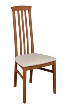 Leaming Slatted Back Dining Chair