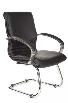 Furniture123 Leather Classic 2050 Visitor Office Chair