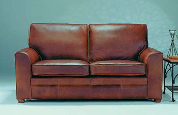 Furniture123 Liberty Leather 2.5 Seater Sofa Bed