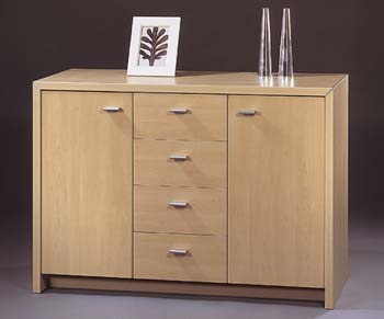 Furniture123 Life 2 Door 4 Drawer Sideboard in Light Beech