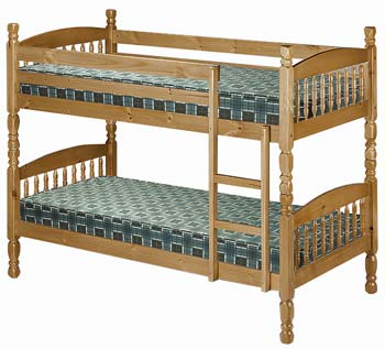 Lindy Solid Pine Bunk Bed