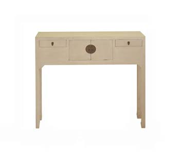 Furniture123 Ling White Lacquered Console Table