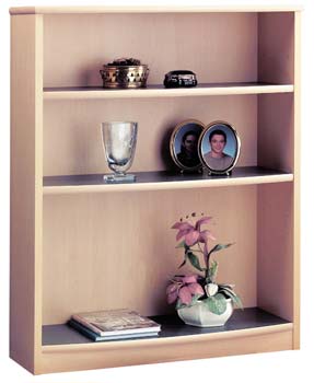 Furniture123 Living Dimensions Medium Bookcase in Hardrock Maple - 10016
