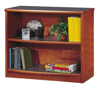 Furniture123 Living Dimensions Small Bookcase in Satin Cherry 10211