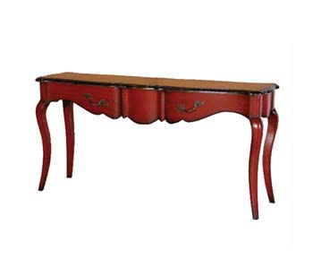 Furniture123 Longford Red Console Table
