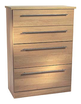 Furniture123 Loxley Deep 4 Drawer Chest