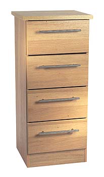 Furniture123 Loxley Narrow 4 Drawer Chest