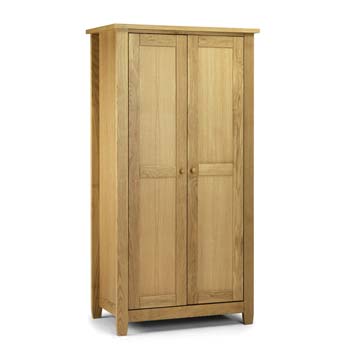 Furniture123 Ludlow Solid Oak 2 Door Wardrobe