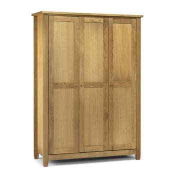 Furniture123 Ludlow Solid Oak 3 Door Wardrobe