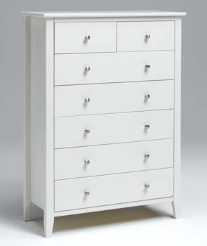 Furniture123 Luverne White 5 2 Drawer Chest