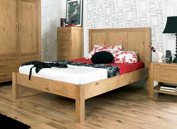Furniture123 Lyon Oak Bedstead