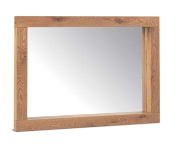 Furniture123 Lyon Oak Large Landscape Mirror