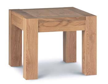Furniture123 Lyon Oak Square Lamp Table