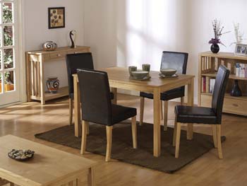 Furniture123 Marco Ash Dining Set - FREE NEXT DAY DELIVERY