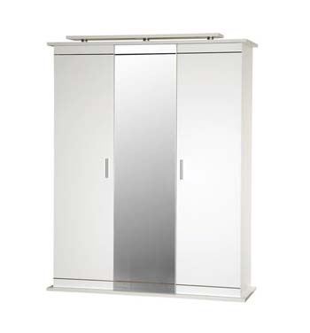 Marina White 3 Door Wardrobe