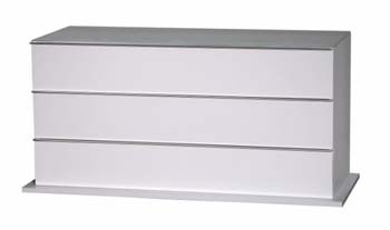 Furniture123 Marina White 6 Drawer Chest