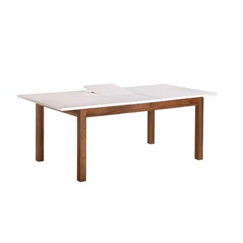 Furniture123 Marlo Walnut Rectangular Extending Dining Table