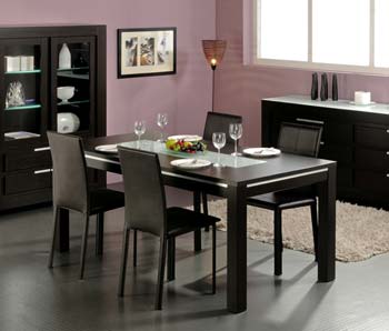 Mateo Rectangular Dining Table in Wenge