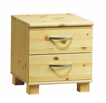 Furniture123 Mickey Natural Bedside Cabinet - FREE NEXT DAY
