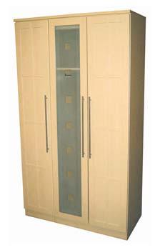 Furniture123 Milan Birch 3 Door Wardrobe