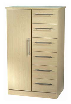 Furniture123 Milan Birch Childs Wardrobe
