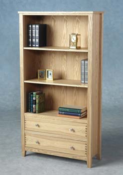Furniture123 Mimi Ash 2 Drawer Bookcase