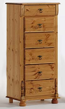 Furniture123 Minna Narrow 5 Drawer Chest