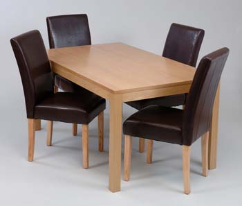Furniture123 Mollestad Ash Large Rectangular Dining Table