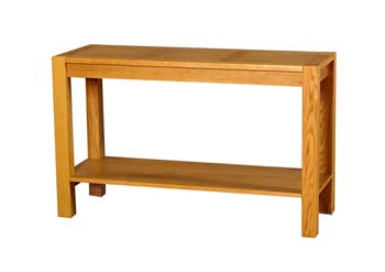 Furniture123 Montana Oak Console Table - FREE NEXT DAY DELIVERY