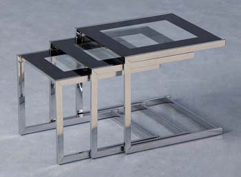 Nadir Nest Of Tables - FREE NEXT DAY DELIVERY