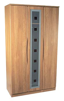 Furniture123 Naples Oak 3 Door Wardrobe