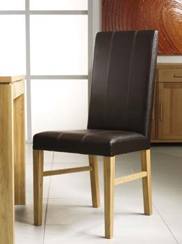 Nevada Faux Leather Dining Chairs (pair)