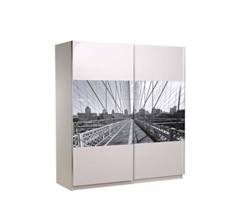 Furniture123 New York 3 Door Wardrobe in White