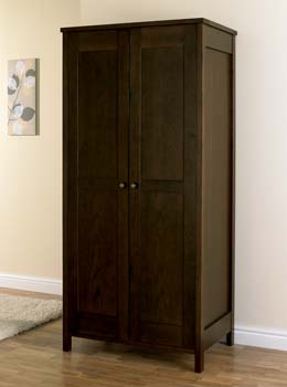Furniture123 Newhampton Dark Oak Double Wardrobe - WHILE