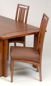 Furniture123 Nexus Dining Chairs in Chestnut (pair)