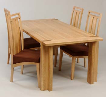Furniture123 Nexus Dining Table In Light Oak