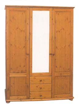 Furniture123 Nice 3 Door Combination Wardrobe