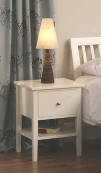 Norway Bedside Table in Cream - WHILE STOCKS LAST!